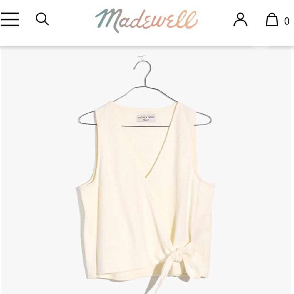 NWOT - Madewell Texture & Thread tank